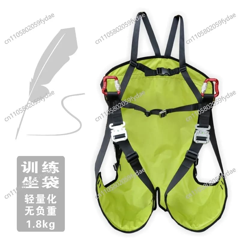 Paragliding training bag ground fighting parachute skate, split leg type ultra-light reverse flip backpack bikini