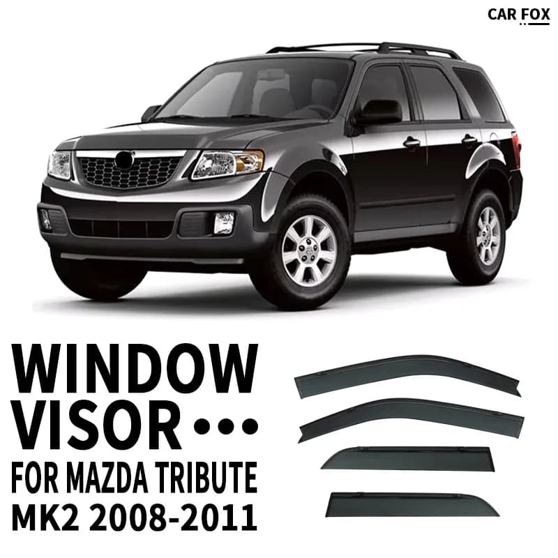 Per Mazda Tribute 2000-2011: Deflettori Parasole per Finestrini Auto, Protezione da Pioggia e Sole, Accessori Auto, Styling Auto