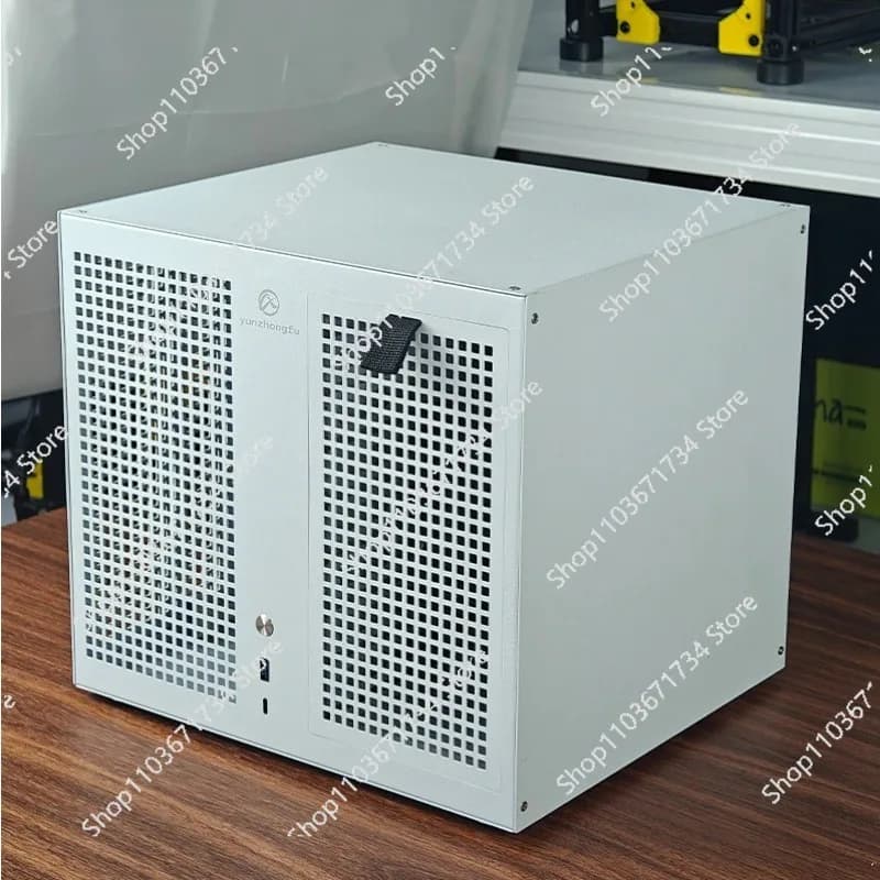 Nuovo aggiornamento Sagittario 8 dischi NAS Chassis ATX Alimentatore MATX Scheda madre Full Height PCIe Nero Qunhui Feiniu Home Storage