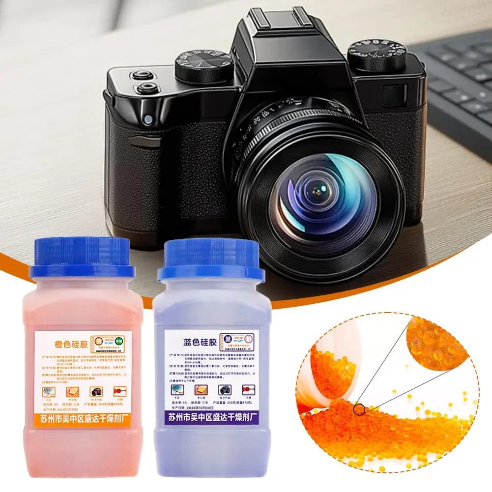 Waterproof Reusable Silica Gel Beads Bottles Moisture Absorber Electronic Desiccant Product Dehumidifie Moisture Absorber H4e3