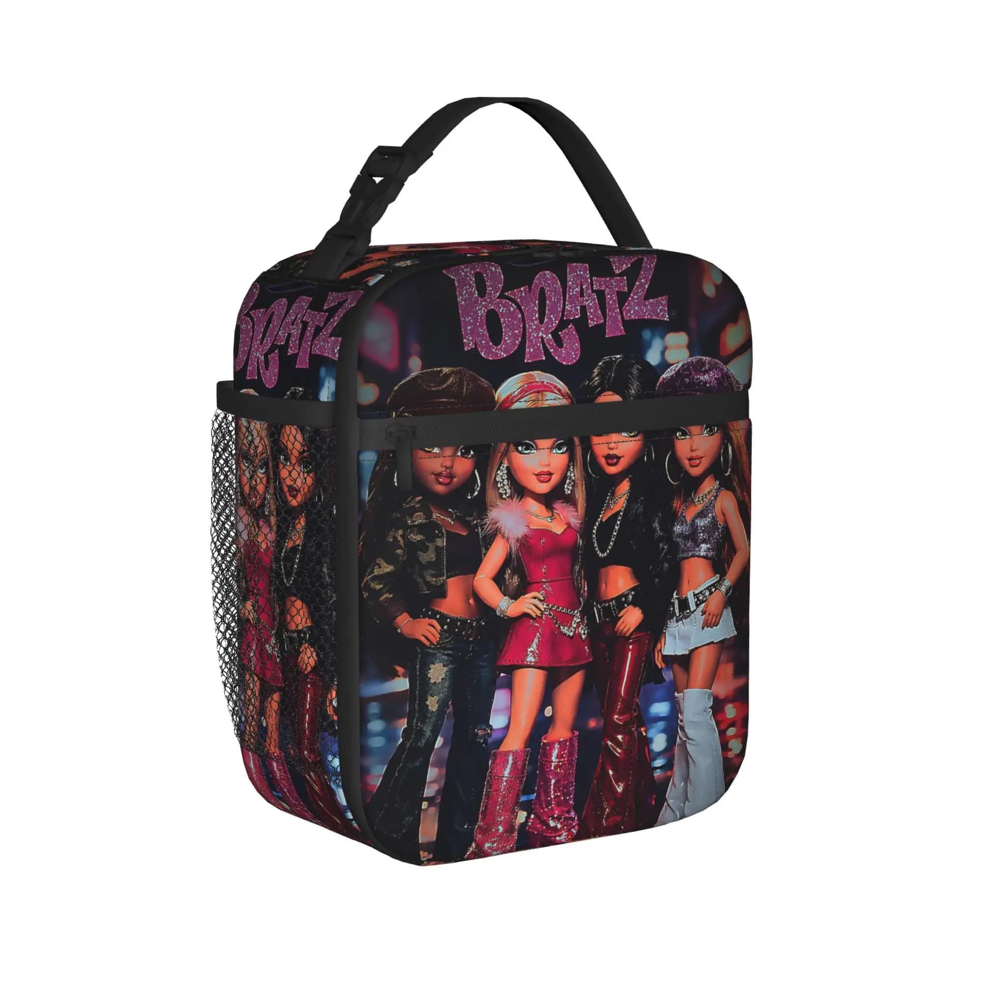 Bratz Girl Thermal Insulated Lunch Bag for Picnic Portable Food Container Bags Men Women Cooler Thermal Lunch Boxes
