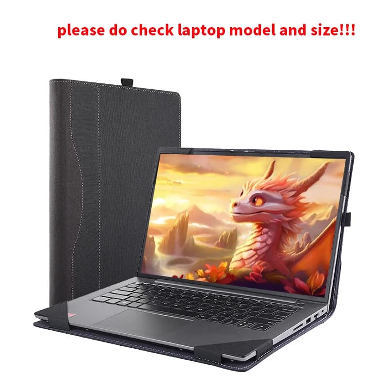 Custodia per laptop per Dell Inspiron 14 5441 Plus 7441 7440 5440 Custodia per notebook Borsa per computer Custodia protettiva in pelle PU