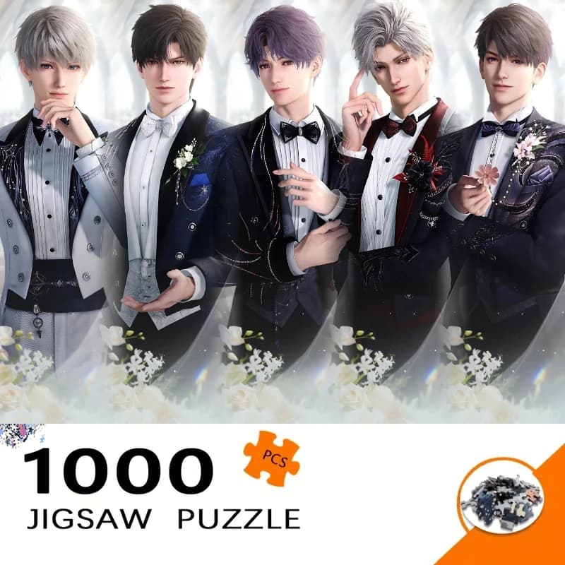 1000 Pezzi Puzzle per Adulti Love and Deepspace, Giochi Educativi, Puzzle Colorati, Regali, Decorazioni per la Casa