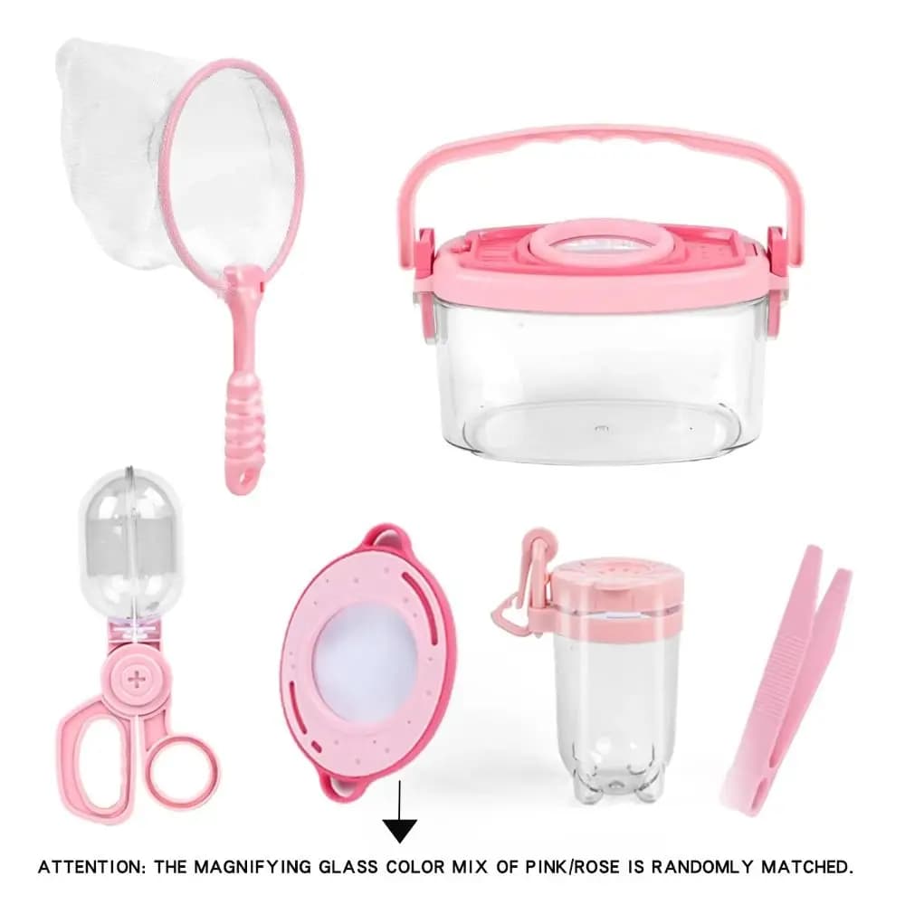 Male Jar Outdoor Adventure Set Clip Tweezers Nature Exploration Tool Feeding Box Clamp Insect Cage Collector Male And Female