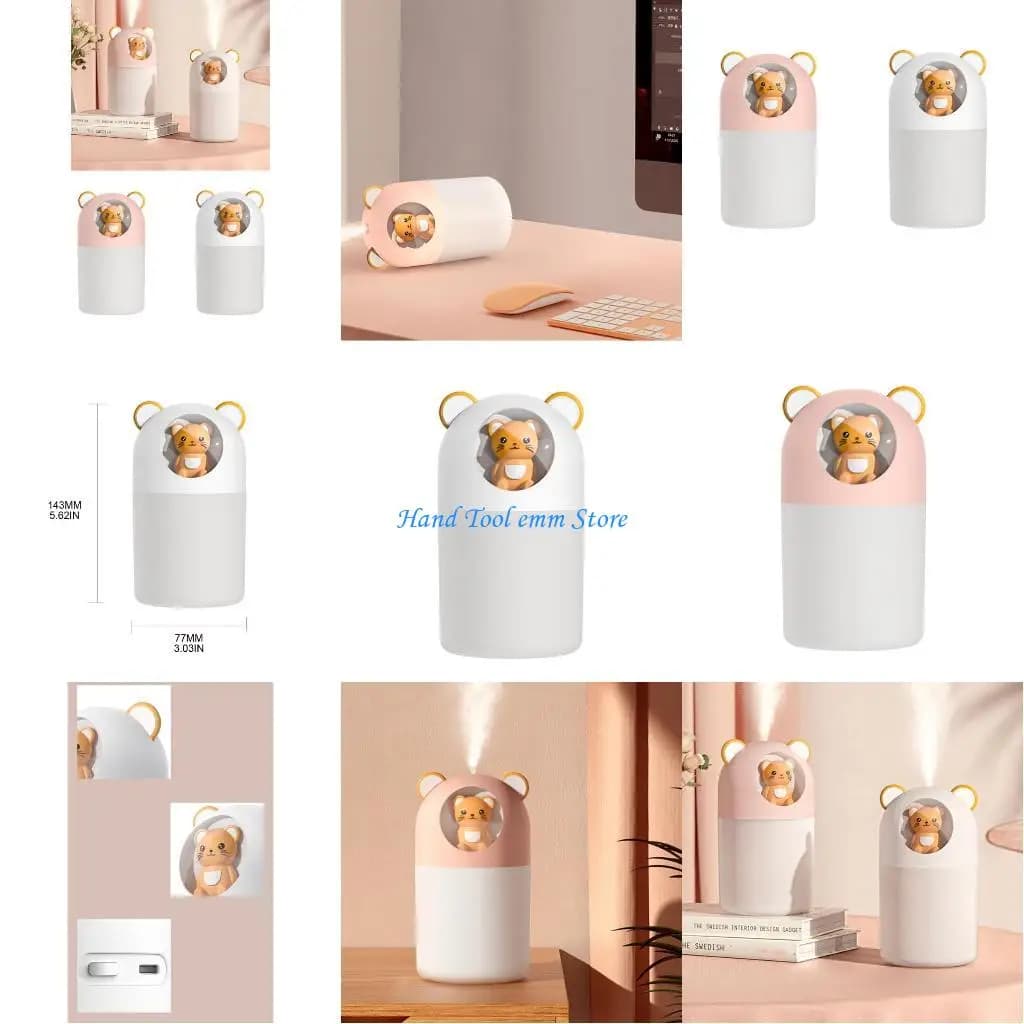 H37F USB Nebbia Fredda Umidificatore Personale Mini Formato Umidificatore per Animali Domestici Silenzioso Diffusore d per