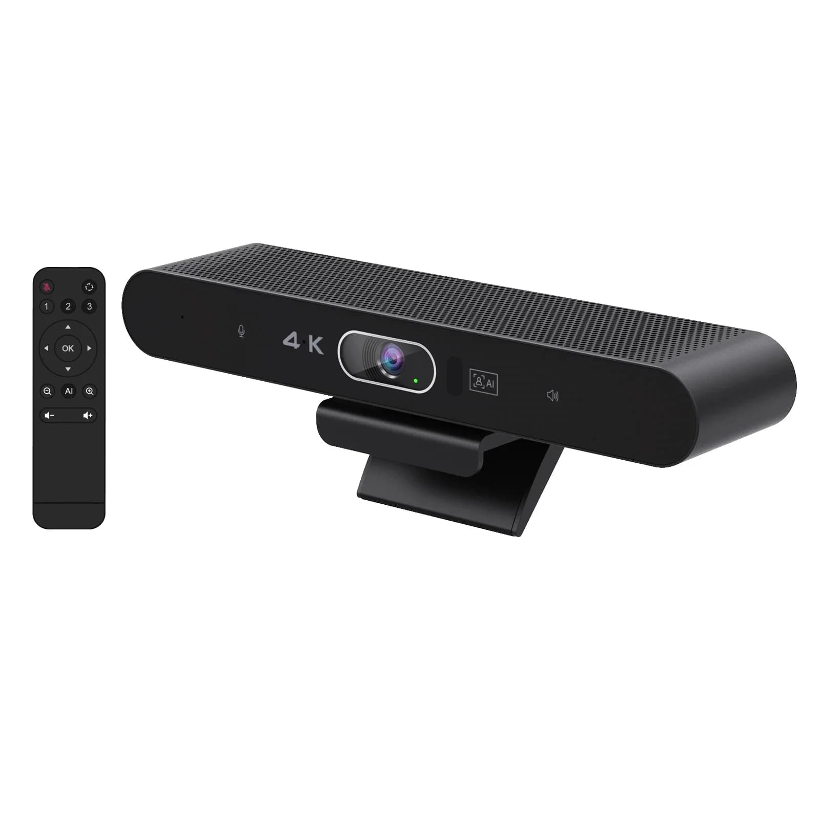 Sistema di Videoconferenza All-in-One con Webcam 4K 60fps e Tracciamento AI, Telecamera USB per Conferenze