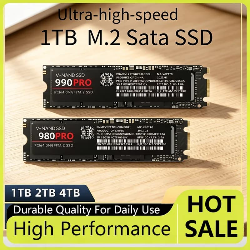 2026 HOT SALE 1TB M.2 Sata SSD NVME Ultra-high-speed Transmission NAND Internal Hard Drive for Ultrabooks Tablet Computers
