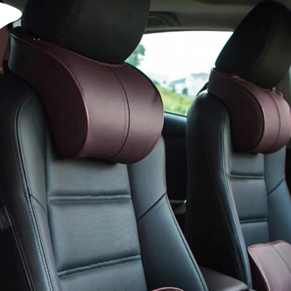 Cuscino Ergonomico per Poggiatesta Auto in Memory Foam, Supporto per Collo e Testa