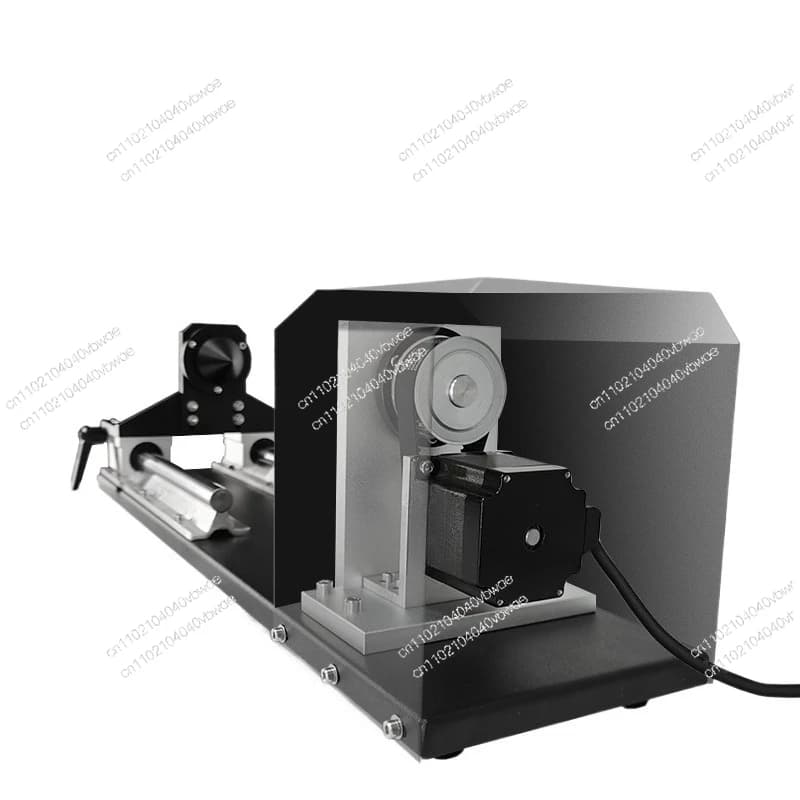 Laser lettering, engraving, marking, auxiliary device with special shape, telescopic tools plate for card with rotating shaft at 360 degrees