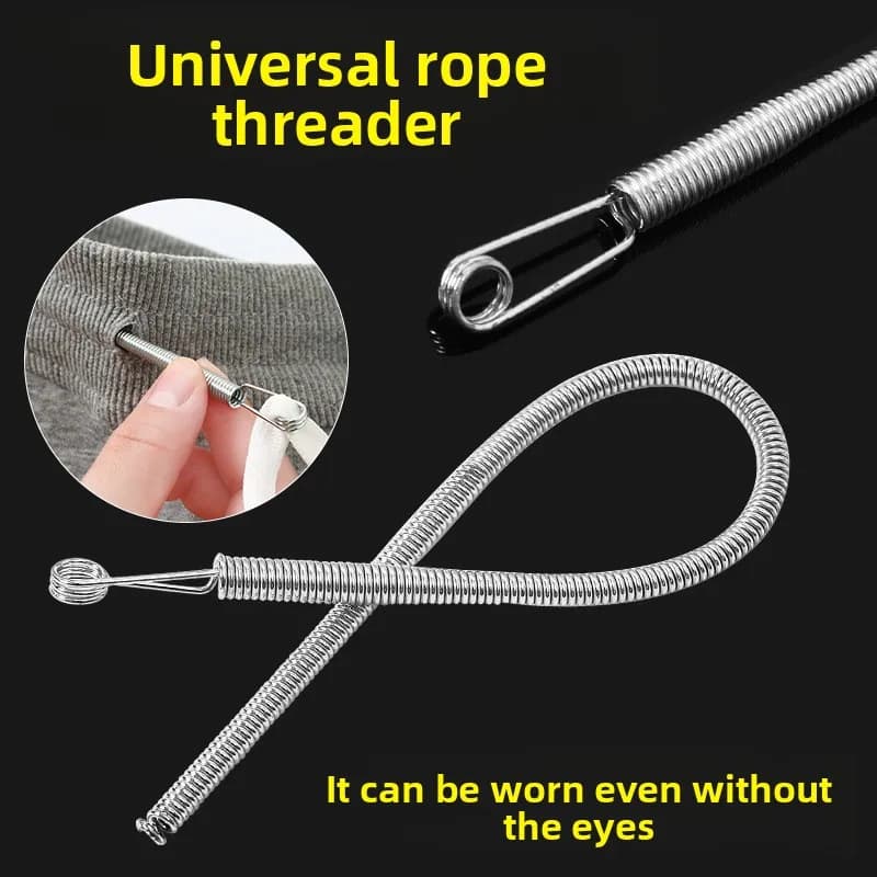 1/5/10Pcs Strumento per infilare la corda Pieghevole Primavera Coulisse Infila Clip Cordoncino Filo Multifunzionale Accessori per cucire fai da te