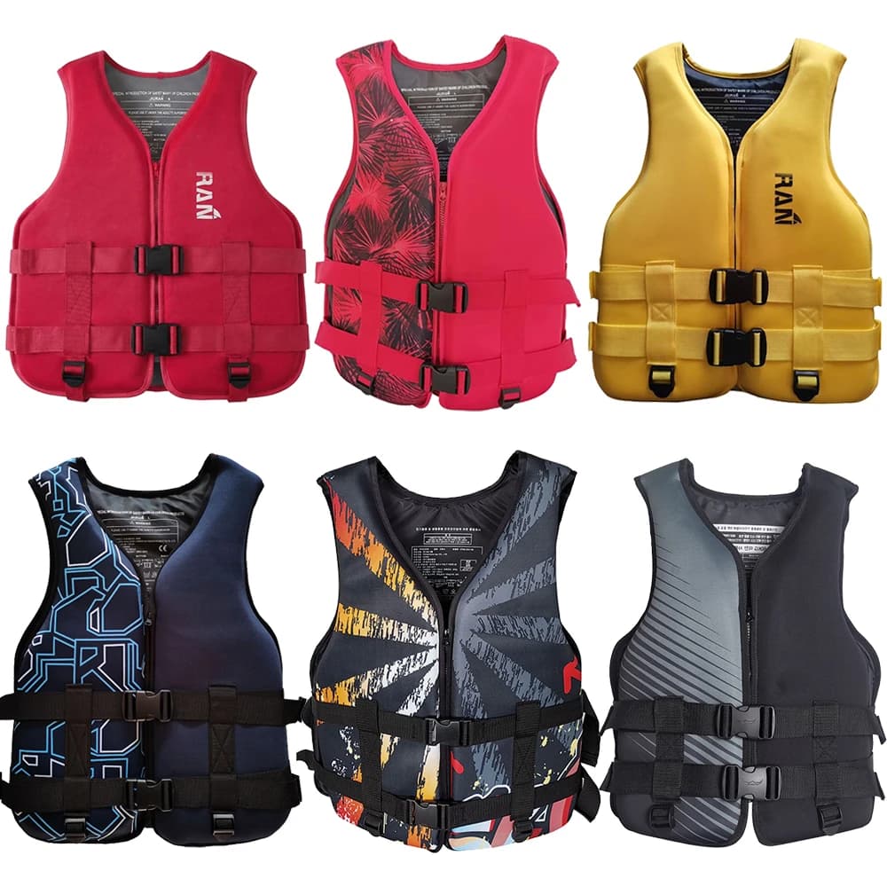 Giubbotto di salvataggio per adulti e bambini da 50-260 libbre, dispositivi di galleggiamento per sport acquatici adatti per pesca, vela, surf, canottaggio, kayak