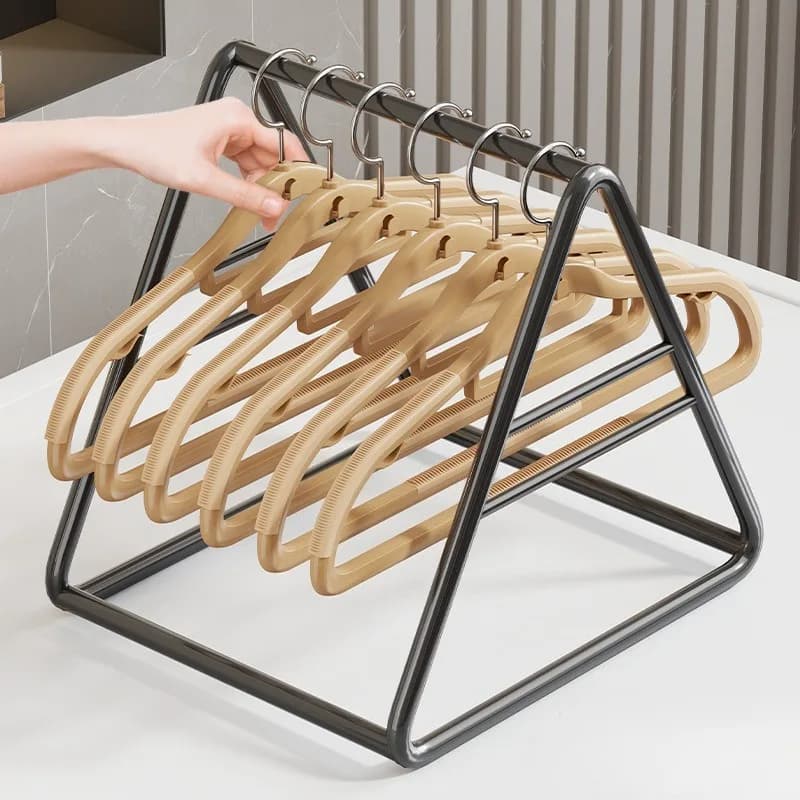 Desktop Laundry Drying Rack, Multifunctional Storage Organizer Placed on Washing Machine, Clothes Hanger Stand for Bathroom