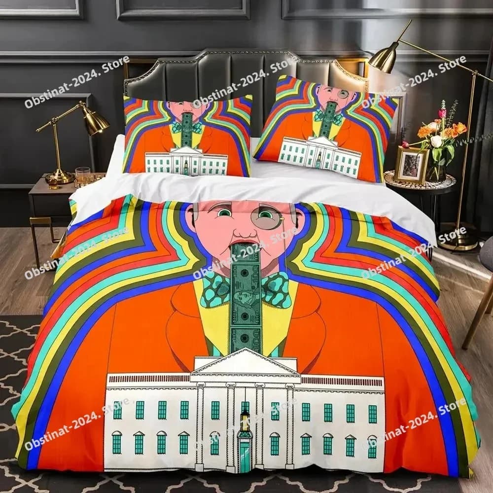 Stampa 3D The Rise Cartoon Set biancheria da letto Copripiumino Set letto Copripiumino Federa Trapunte King Queen Size Ragazzi Biancheria da letto per adulti
