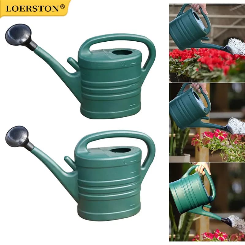 Garden Watering Can with Handle Gardening Water Can Watering Pot for Courtyard Planting Backyard House Flower Watering Plants