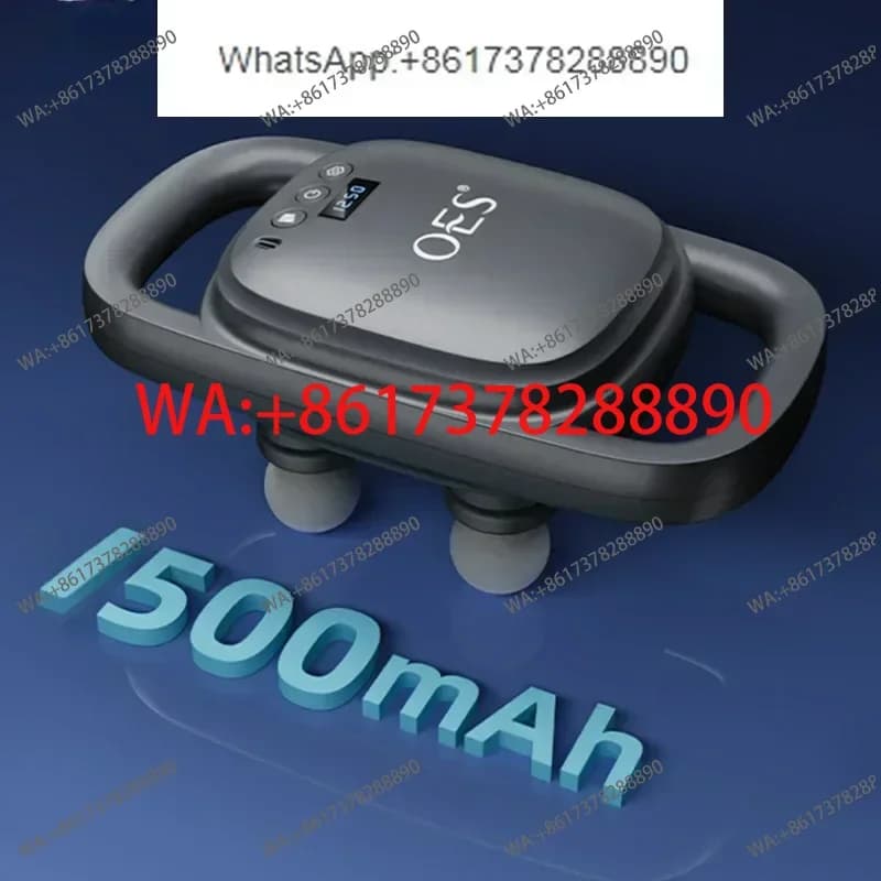 Personal Massager Wireless High-frequency Vibration Fascia Guns Professional Four Head Automatic Muscle Relaxation Gun Massage