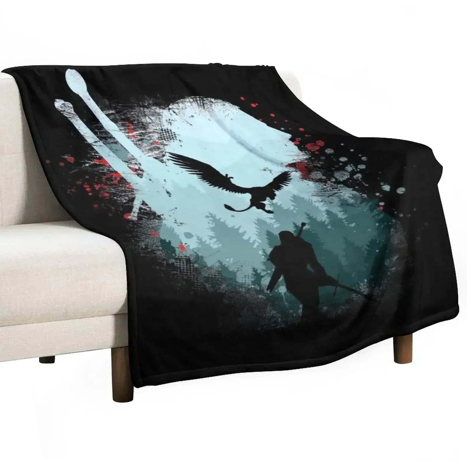 Silent Hunter Throw Blanket Moving Weighted christmas decoration warm for winter Multi-Purpose Sleeping Bag Blankets