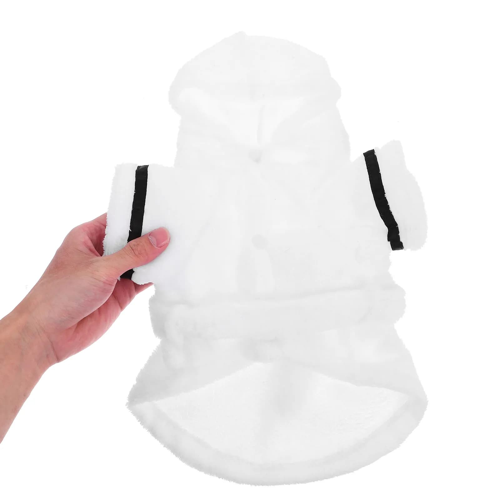Pet Bathrobe for Dogs Soft Supple Polyester Dog Robe Comfortable Wearable After-Bath Towel for Small Medium Dogs Daily Indoor