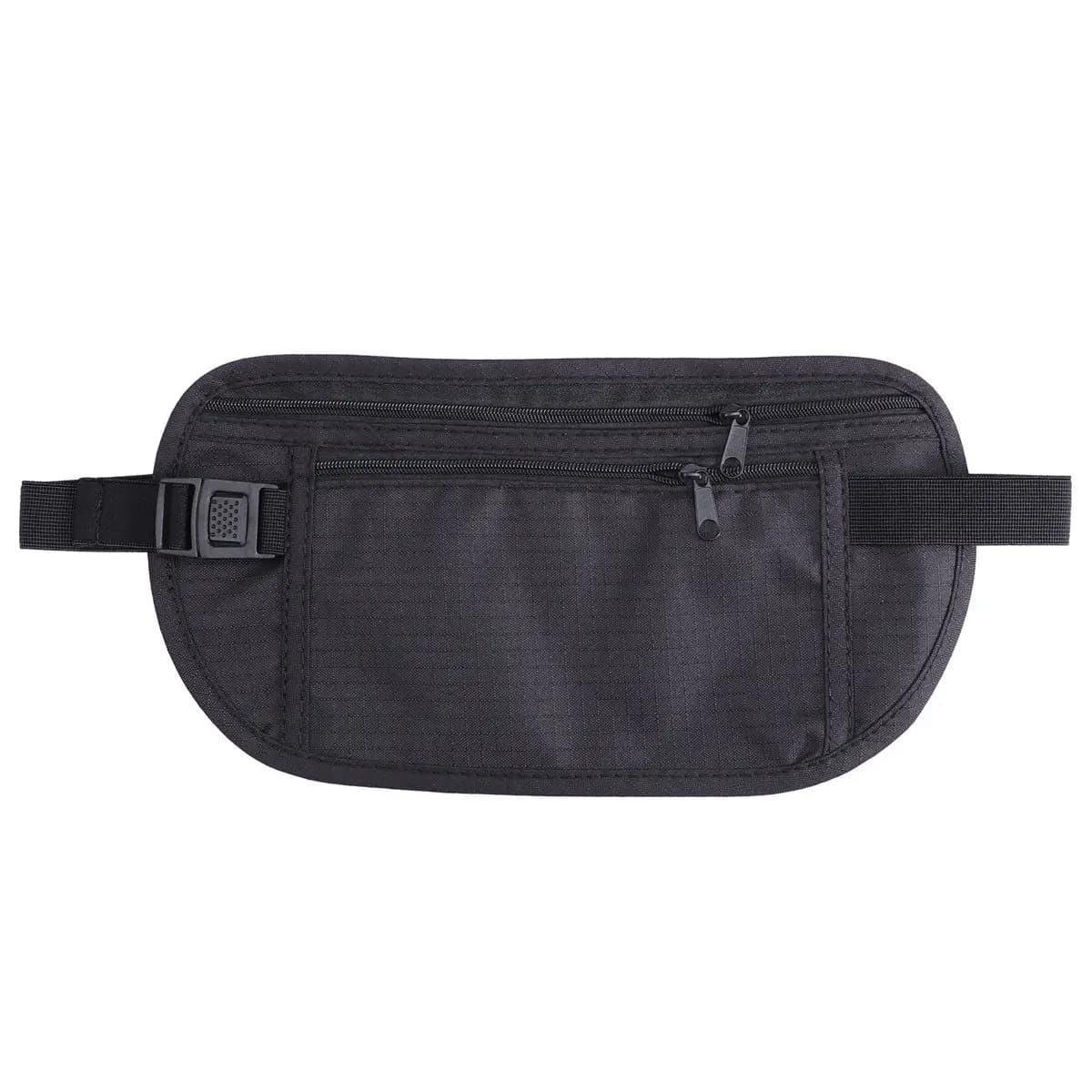 Marsupio Portasoldi Ultra Sottile Regolabile, Borsa da Viaggio, Cintura da Corsa con Tasca Porta Cellulare per Sport all'Aperto, Campeggio ed Escursionismo