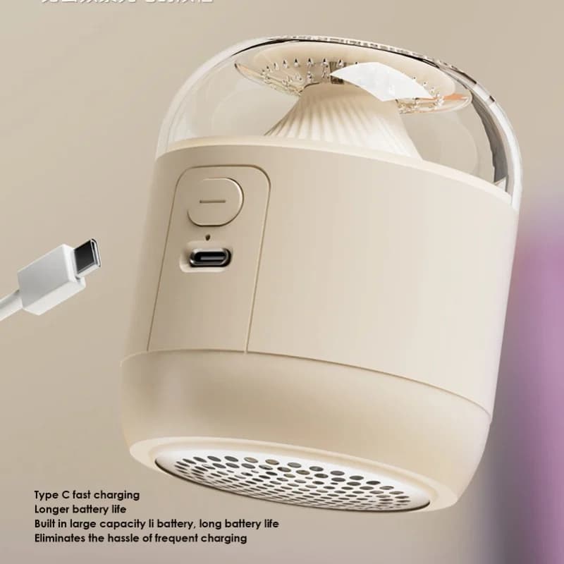 Clothes Lint Remover White Electric Fabric Shaver USB Rechargeable High Efficiency Safe Portable For Sweater Coat Sofa