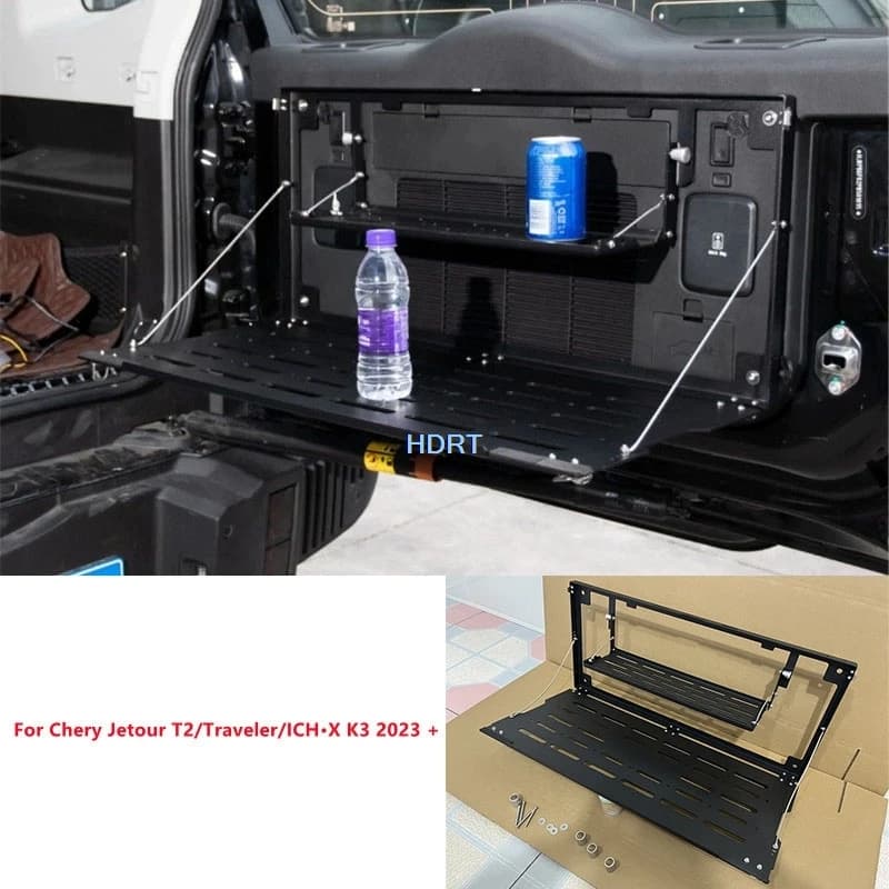 Per Chery Jetour T2/Traveler/ICH·X K3 2023+ Accessori Auto: Organizzatore per Bagagliaio Posteriore, Scatola Portaoggetti, Copertura per Vano Portaoggetti