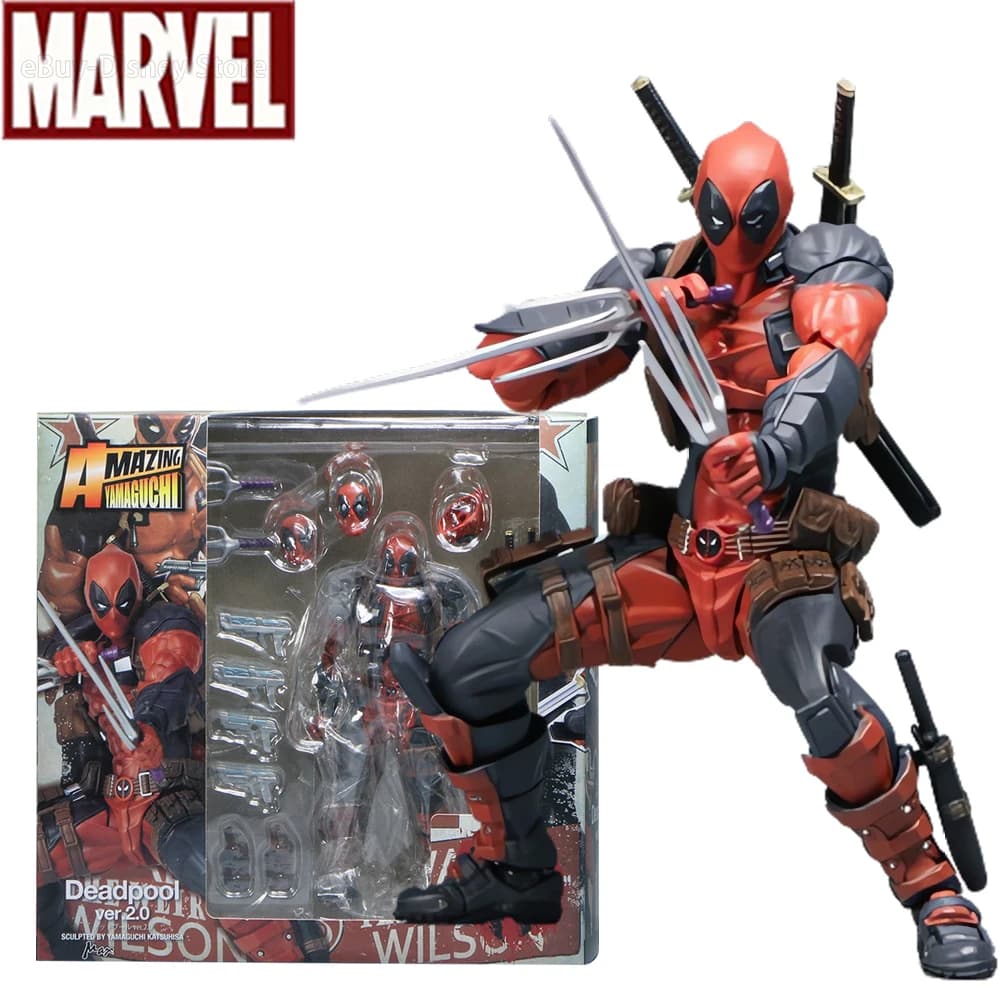 Incredibile Yamaguchi Deadpool 2.0 Action Figure Giocattoli 15 cm Super Hero Dead Pool Statue mobili Modello bambola Ornamenti da collezione