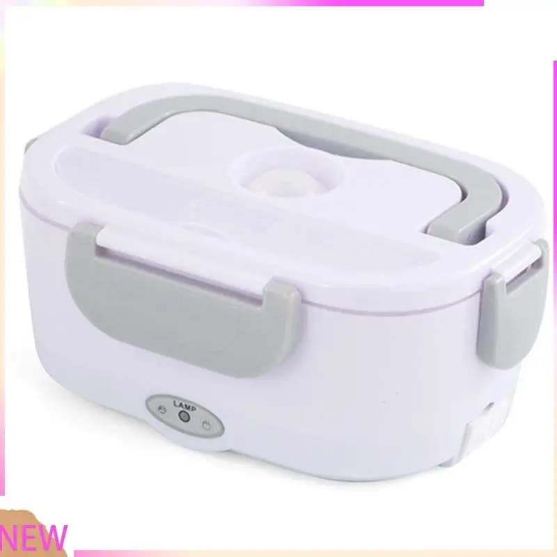 B15C Lunch Box riscaldato elettrico Riscaldatore per alimenti esterno in acciaio inossidabile Contenitore scaldino portatile Uso per ufficio Adattatore di alimentazione USA SPINA USA