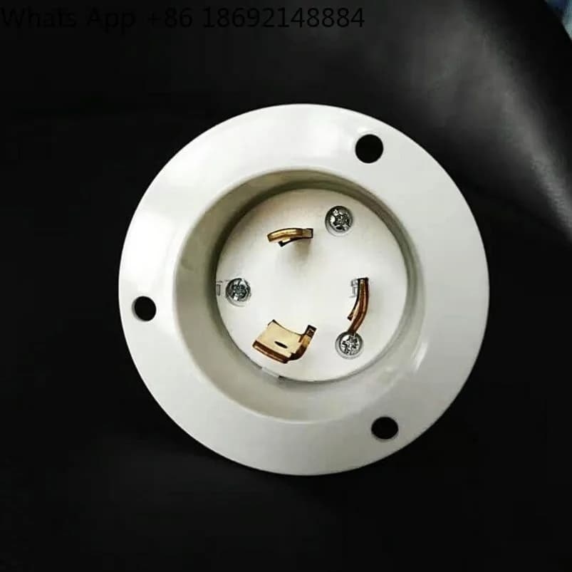 White L6-30 lead-mounted embedded type, US standard UL plug LK-6332FI concealed spot