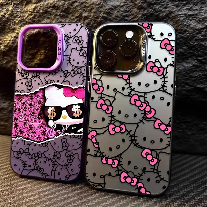 Cool Hello Kitty sunglasses case for Xiaomi Mi 14T 13T 12T Pro, for Xiaomi 14 13 12 11 Ultra Lite 5G NE 10 12X 12S 11i 11X Pro