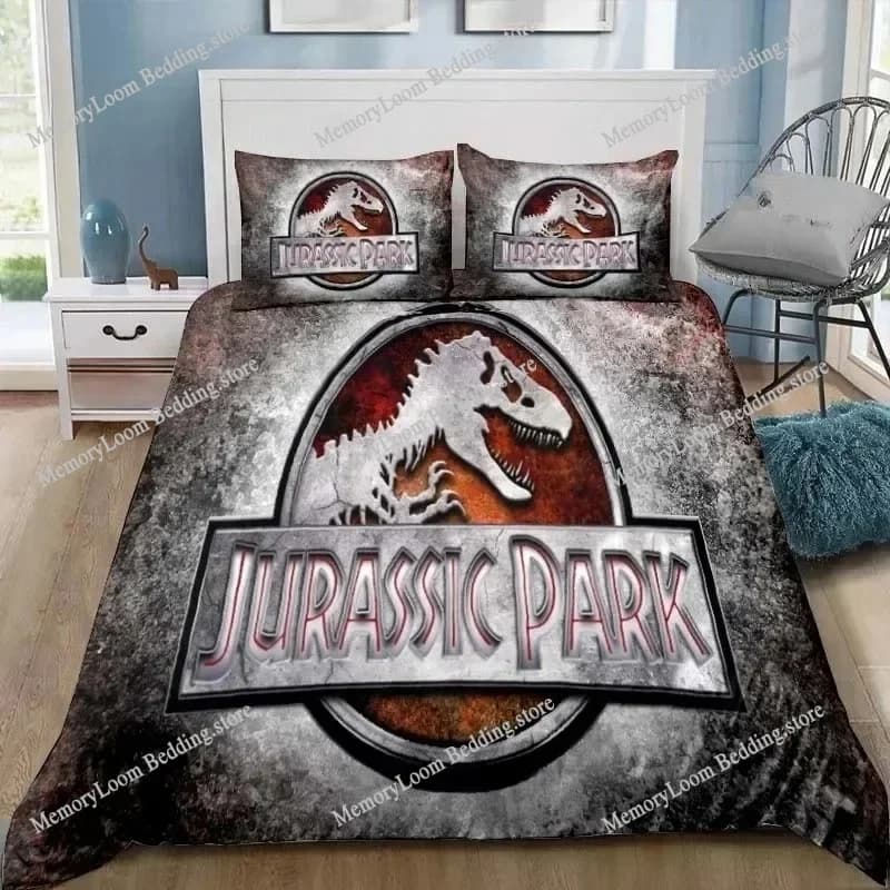 Dinosaur Park World Bedding Set Single Twin Full Queen King Size Bed Set Aldult Kid Bedroom Duvetcover Sets bed sheet set 2025