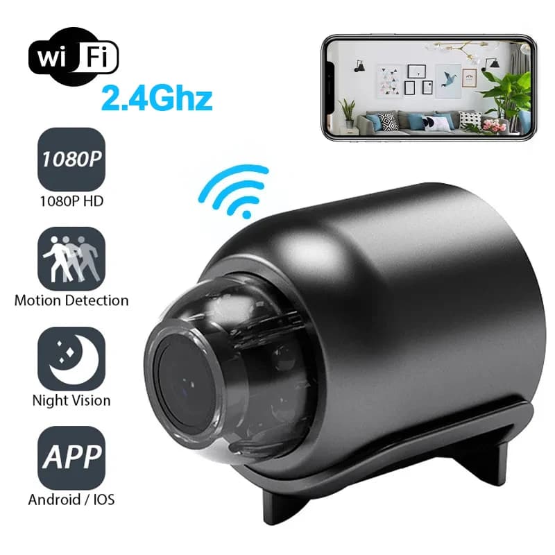 1080P Mini telecamera WiFi Webcam sicurezza sicurezza visione notturna telecamera sorveglianza Baby Monitor telecamera IP supporto videoregistratore TF