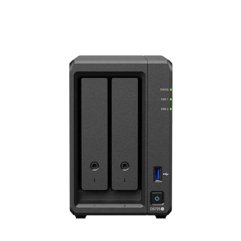 Nas DS725 utilizza 2 alloggiamenti con porta 2.5GbE integrata, un mini server di archiviazione dati.