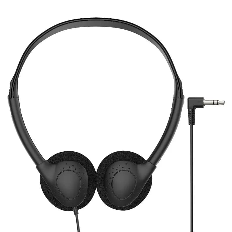 3.5mm Wired Computer Headphone No Microphone Gaming Headset Noise Canceling Sports MP3 Earphone Wired Stereo Headset 2/4/6Pcs
