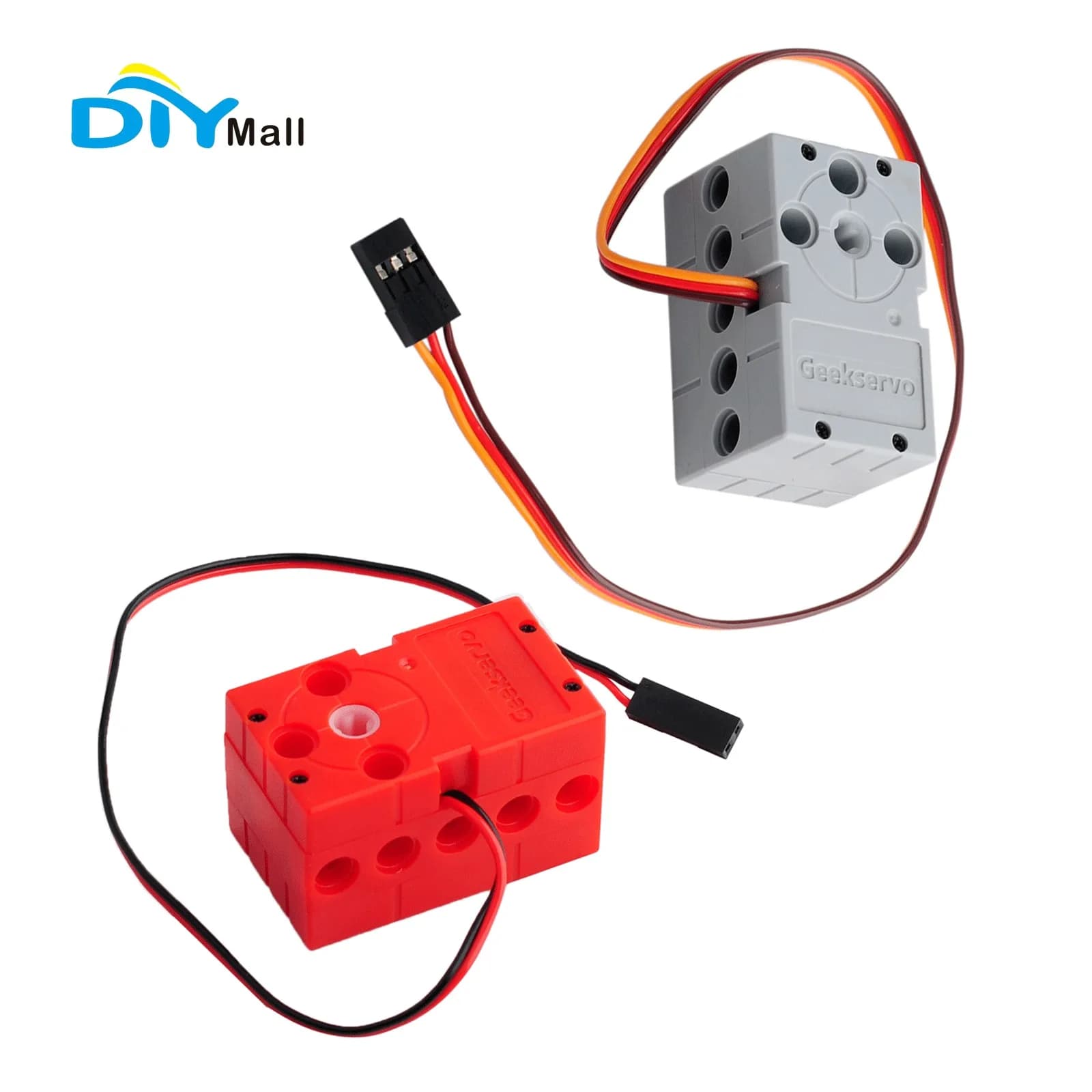 2KG 360° Micro Servo Programmable Dual Output Shaft for Micro:bit/Raspberry Pi DIY (1/2/4/8 PCS)