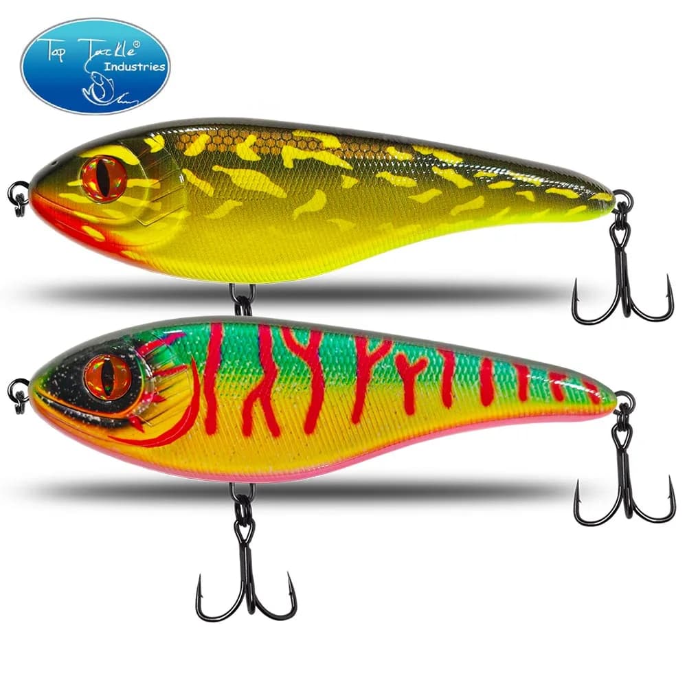 CF Lure luccio richiamo 150mm 80g Affondamento lento jerkbait muschio luccio slider Bass richiamo di pesca hardbait spedizione gratuita