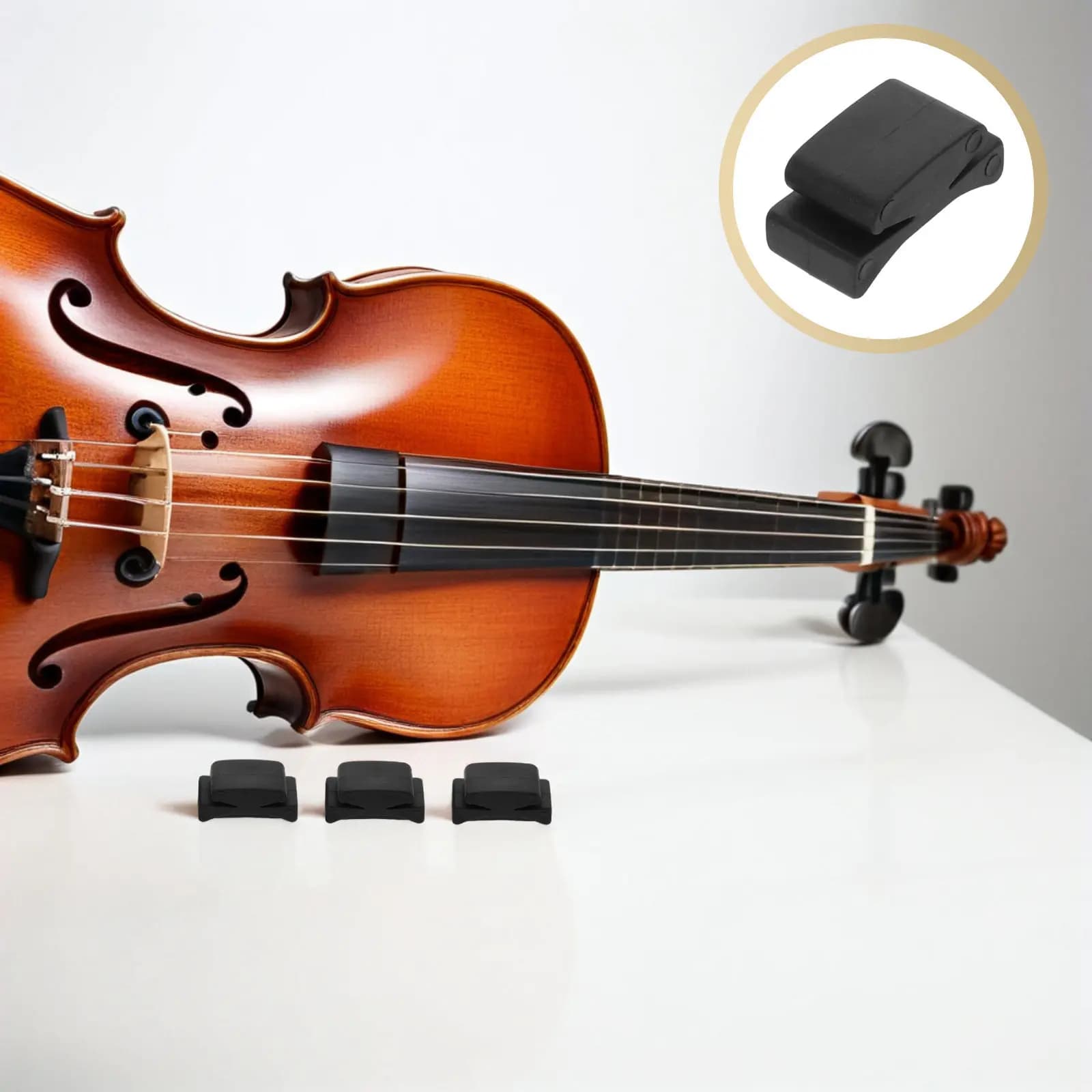 Set di 5 Clip Porta Plettri in Gomma Antiscivolo per Chitarra, Organizzatore Portatile per Plettri per Chitarra Acustica, Elettrica, Basso e Ukulele