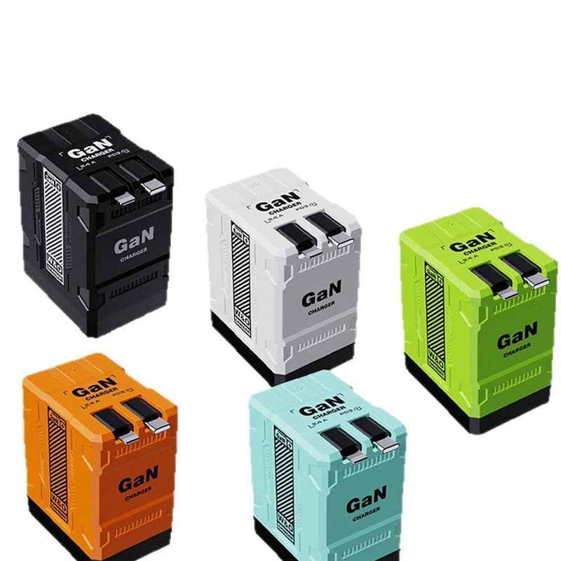 {MX} Caricatore intelligente retrattile doppio PD+USB Spina USA/Regno Unito/UE Caricatore Gan 2 in 1 Caricatore a ricarica rapida PD3.0 da 20 W