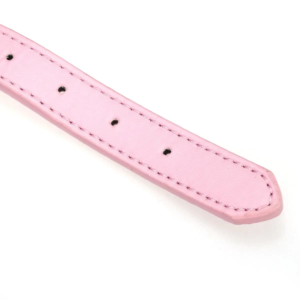 Pettorina per Cani in PU Rosa con Borchie, per Pitbull Terrier, Girocollo 42-65cm, Petto 65-85cm, Flessibile e Comoda per la Corsa