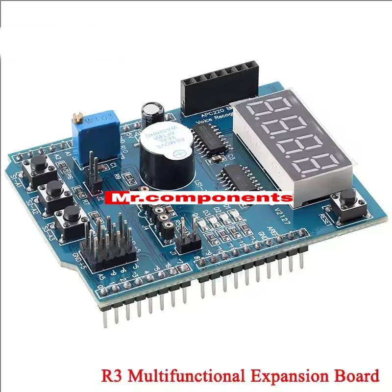 Multifunctional Expansion Card Kit 1-2 Pieces for Learning Based on Project, Multifunction Shield Module R3 Mega 2560 for Arduino