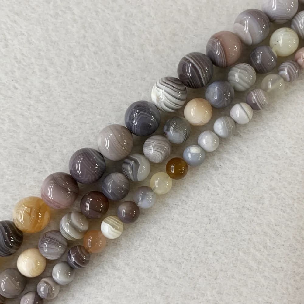 Perline in Pietra Naturale 4-10mm, Diaspro, Corallo Blu, Agata del Golfo Persico, Perline Sciolte per Creazione di Gioielli - Bracciali, Collane, Orecchini