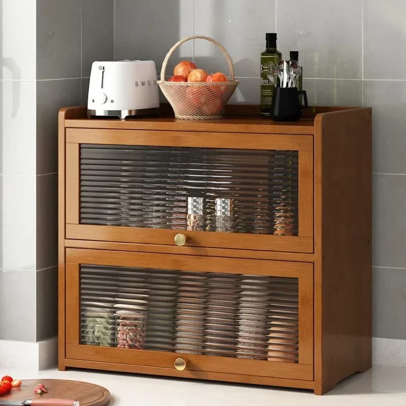 Household Goods Desktop Storage Box, Cup Storage Cabinet, Moisture-proof Tea Set Cabinet, Coffee Water Cup, Shelf, Tableware