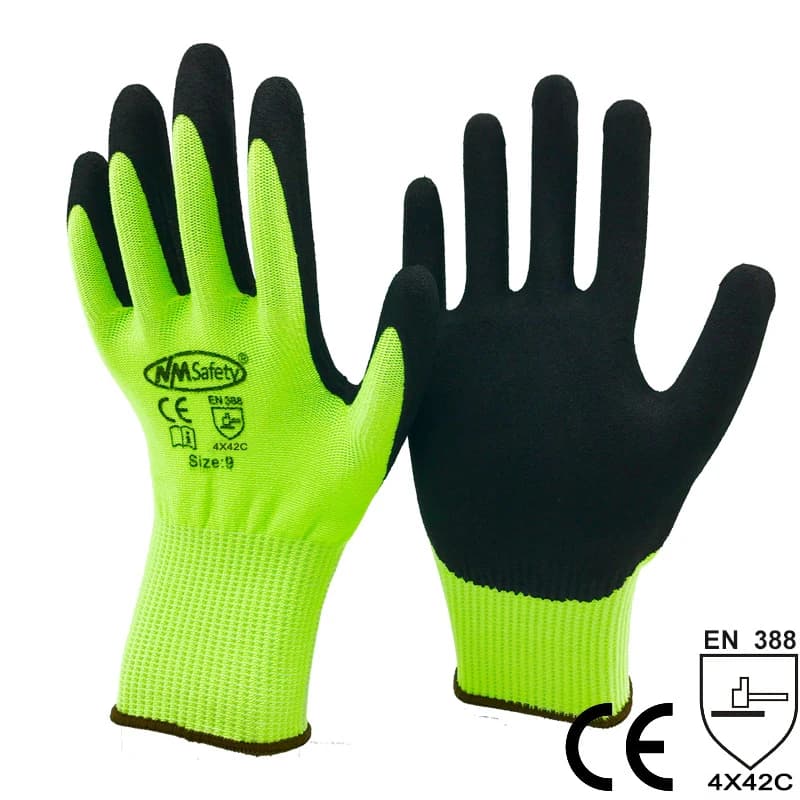 NMShield 1/2/5/10/12 Pairs Grade 5 HPPE Anti-Cut Gloves Gardening Anti-Cut Knitted Wear-Resistant Glass Building Cutting Gloves