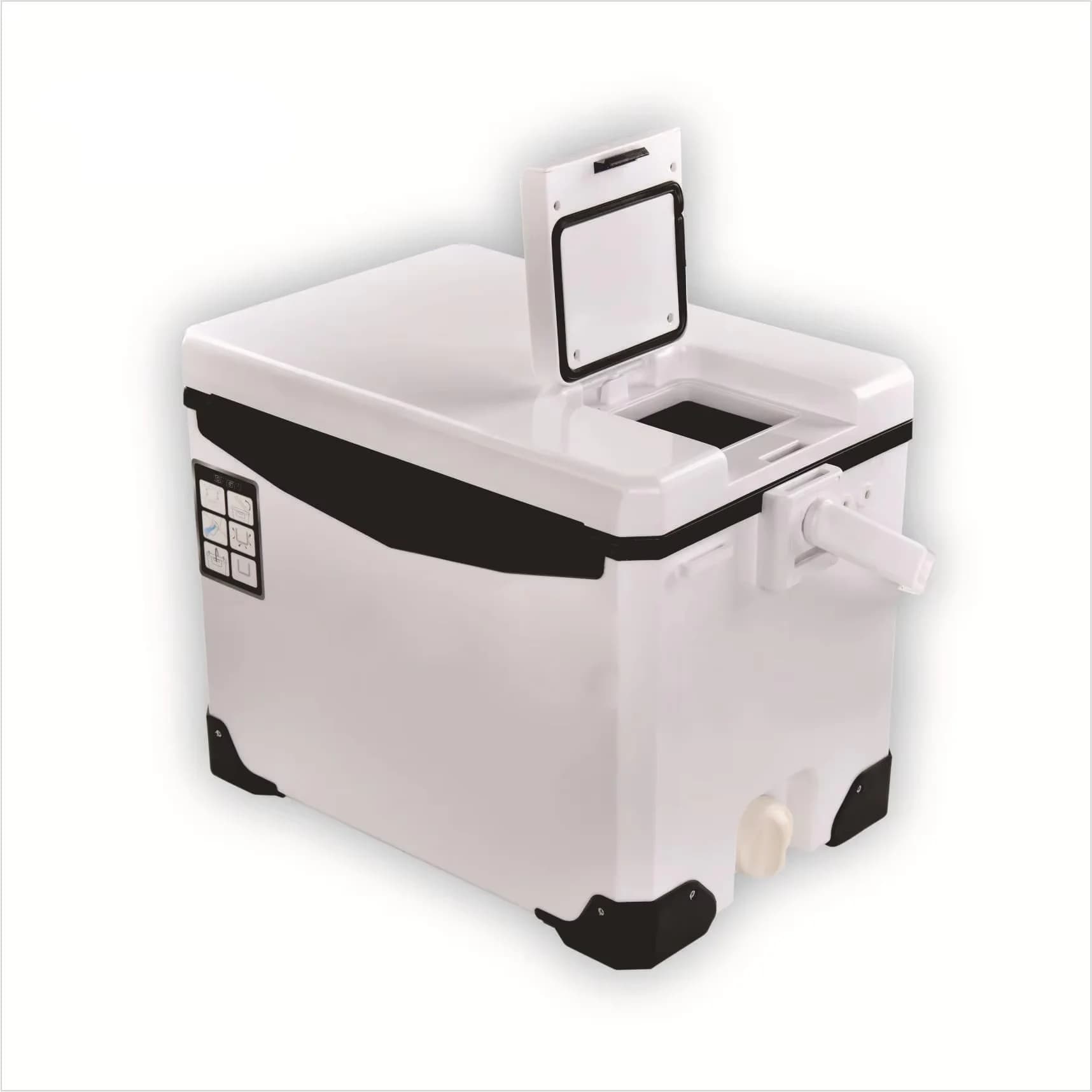 10-85L Fishing Cooler Box Outdoor 48 Hour Cooling Insulated Case Tackle Box Safe with Handle Multifunctional for Angler Supplies