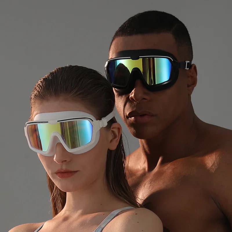 Adult Snake Swimwear Professional divers with HD transparent lenses