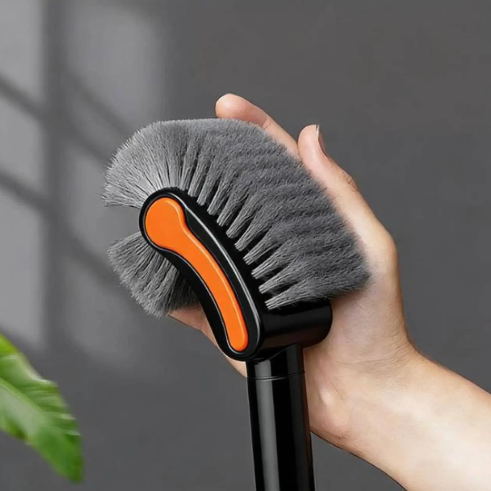 Long Handle Toilet Brush Soft Bristle Toilet Brush Bathroom Cleaning Space Saving Scratch Unrestricted