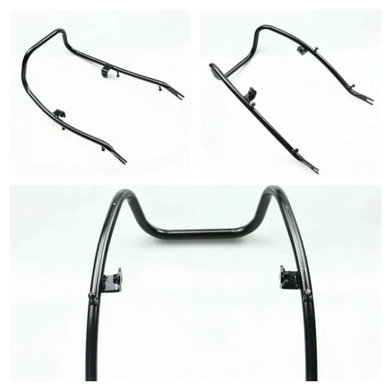 Portapacchi Posteriore per Moto con Maniglia di Supporto per Passeggero, Compatibile con Yamaha Tricker SR400 SR500