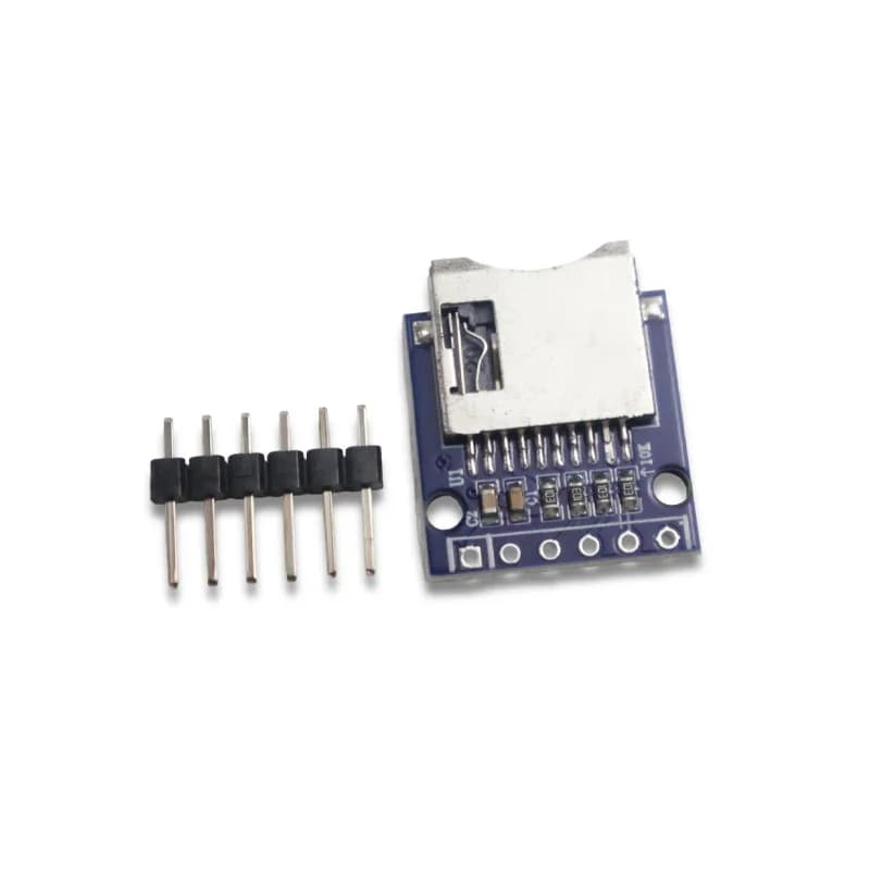 Micro SD Card Reader Module for Arduino ESP32 3.3V SPI TF Memory Storage | Headers NOT Soldered (DIY) TF Mini Micro SD Card