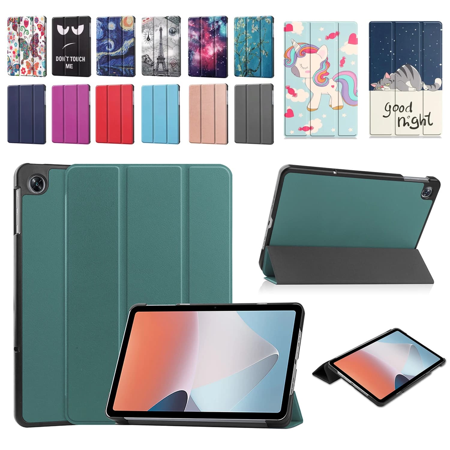 Per Oppo Pad Air Case 2022 10.36 pollici Flip Stand Smart Tablet Cover Magnetic Folio Auto Sleep Wake Kids OPD2102 X21N2 Tab Funda