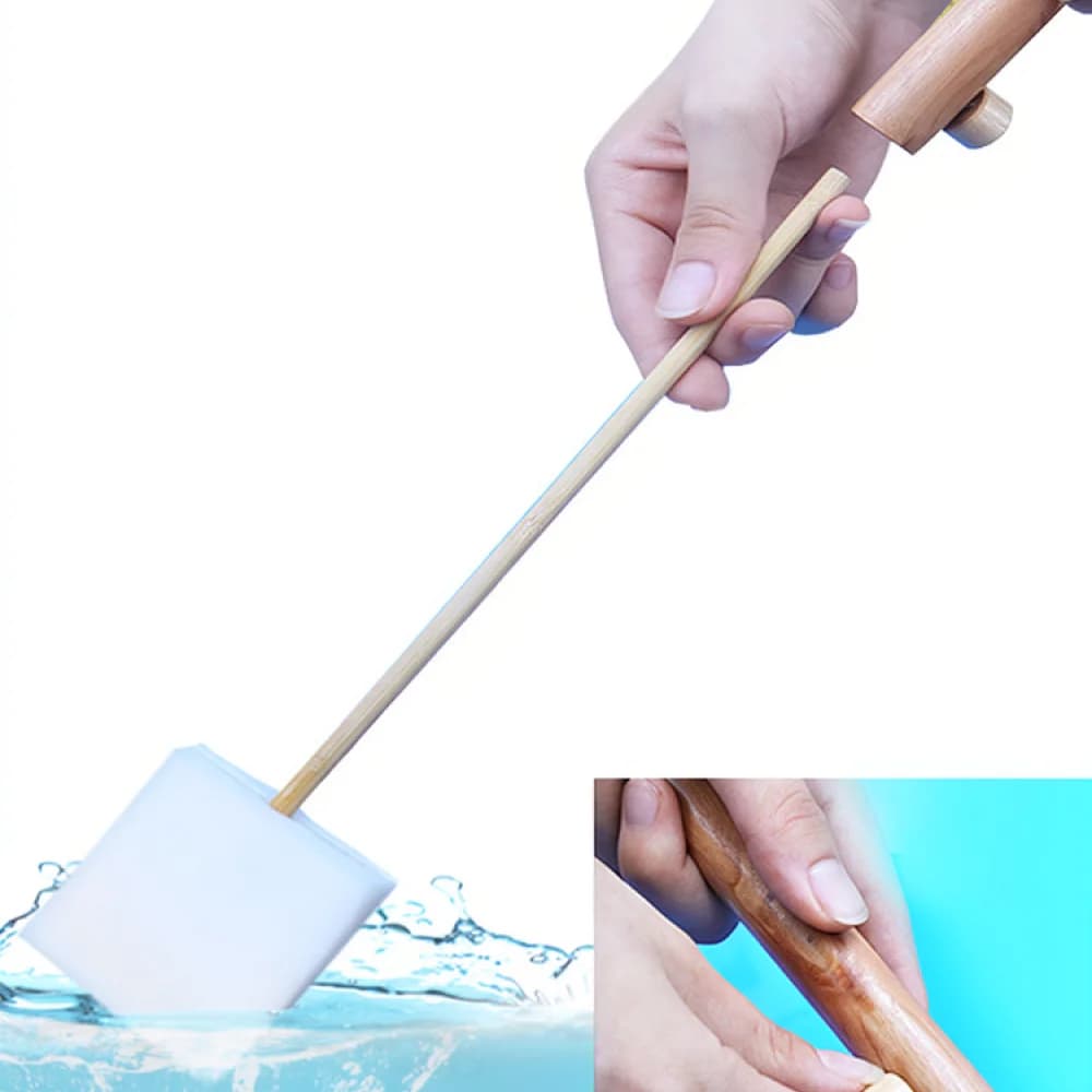 Eco Friendly Disposable Toilet Brush Set Bathroom Cleaning Applicator Replaceable Heads Sanitary Gap Scrubbing Tool