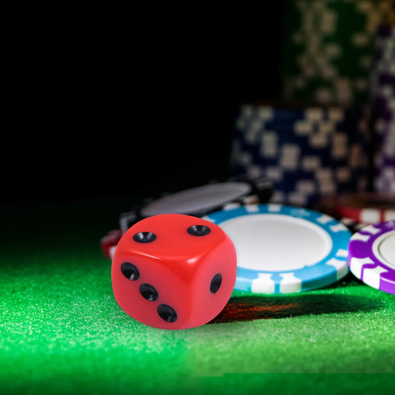 Set di 24 Dadi da Gioco in Acrilico Colorati con Angoli Arrotondati per Feste, Famiglia, Campeggio, Backgammon