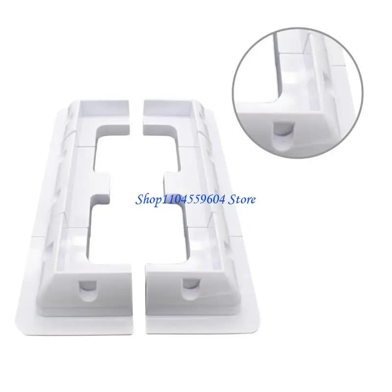 12qm 6pcs/set staffa angolare ABS Nessun supporto per montaggio del pannello solare per trapano